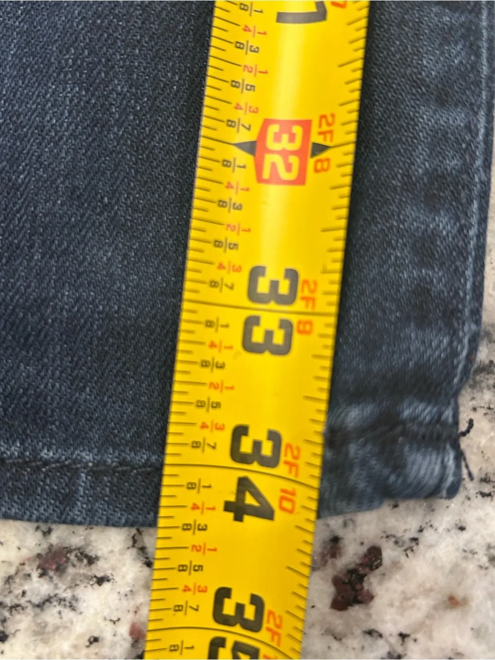 True Religion Geno Relaxed Slim Men's Dark Blue Jeans‎ 36/34 Stretch Denim